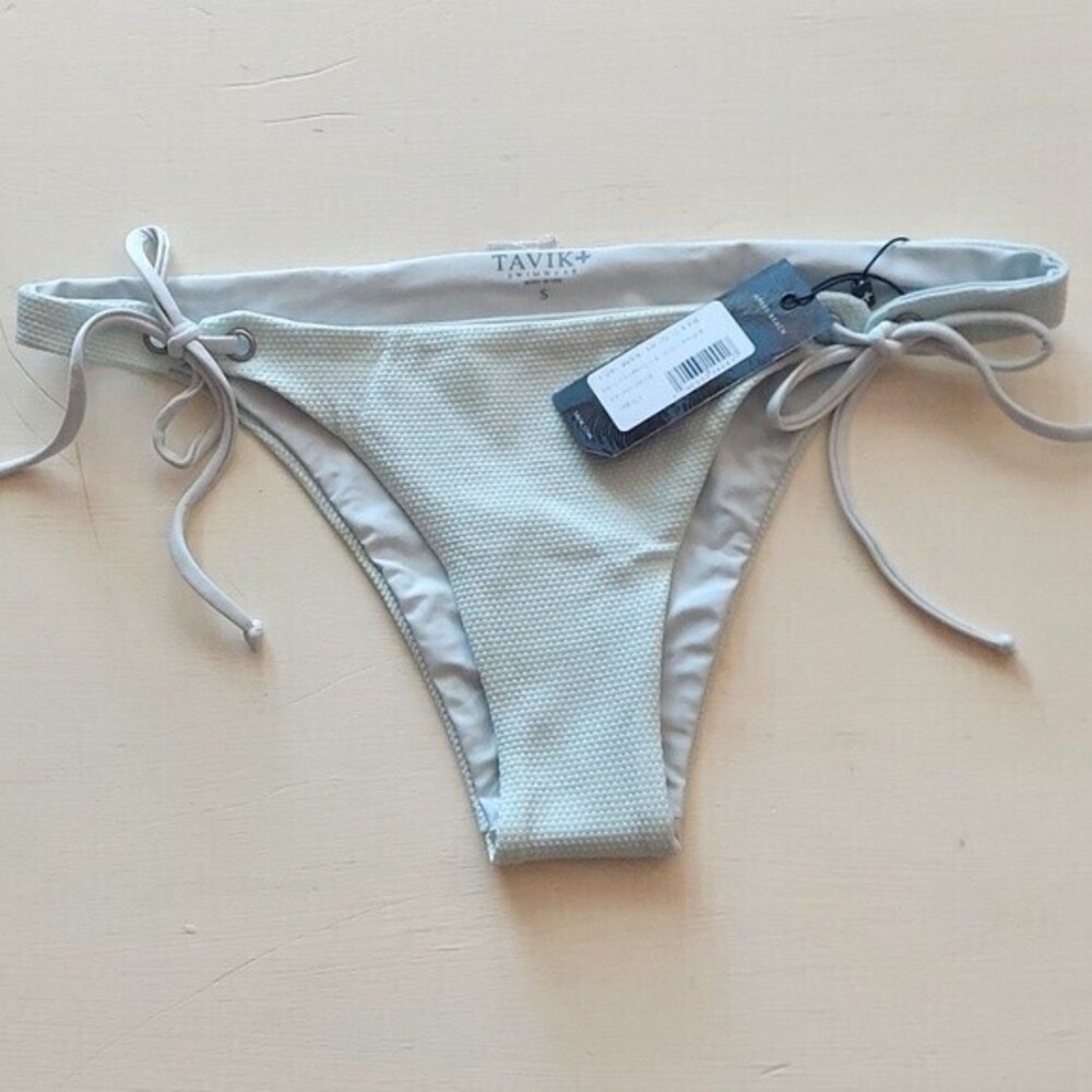 Tavik Ricci Bottom Glossy Pique Light Blue Swim NEW Sz Small